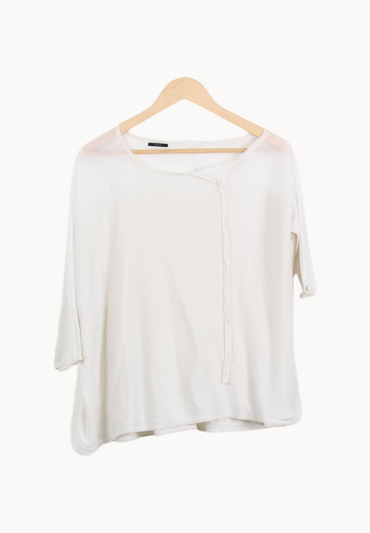 Tunique Blanche - Taille M/38 de la marque IKKS | PARAD53999 - Vendu par Paradigme - Image 2