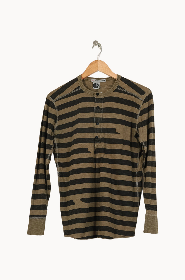 Henley Marron et Noir - Taille S/36 de la marque Levi's | PARAD53932 - Vendu par Paradigme - Image 2