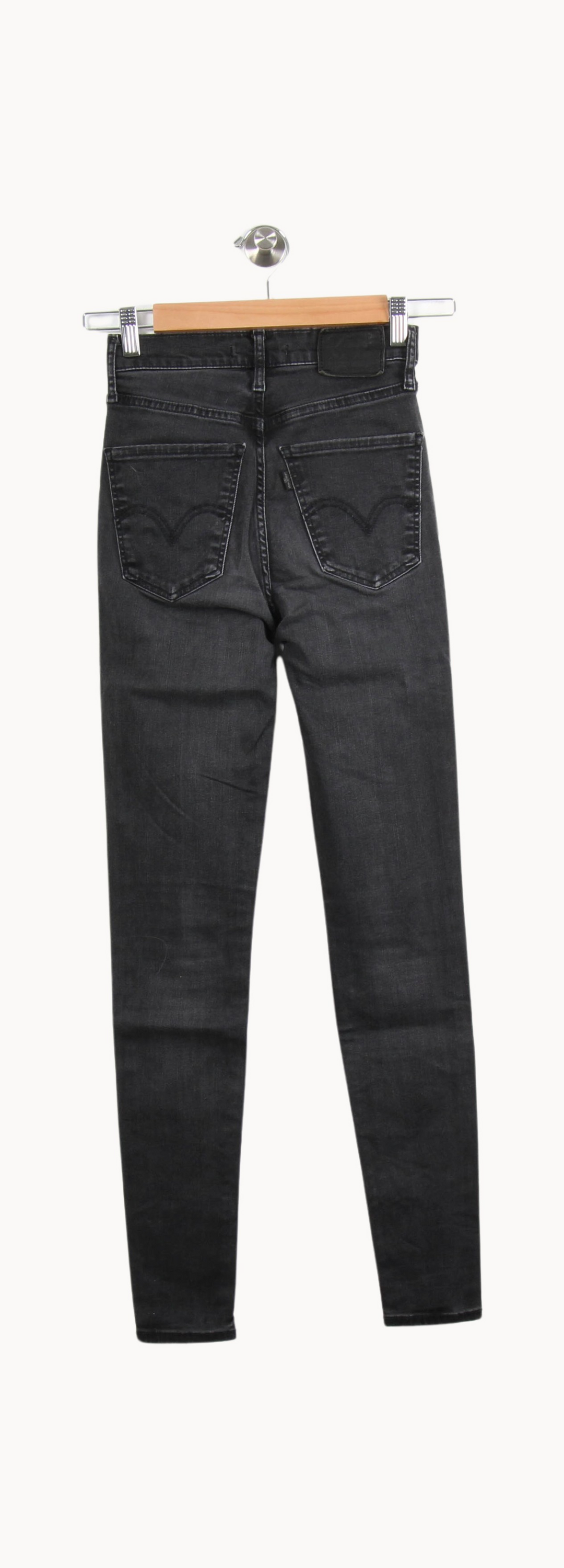 Jean Skinny Noir - Taille XS/34 de la marque Levi's | PARAD64939 - Vendu par Paradigme - Image 4