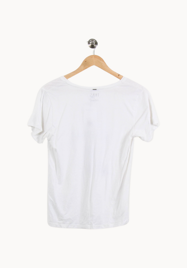 T-shirt Blanc - Taille S/36 de la marque IKKS | GLD0013 - Vendu par Paradigme - Image 4