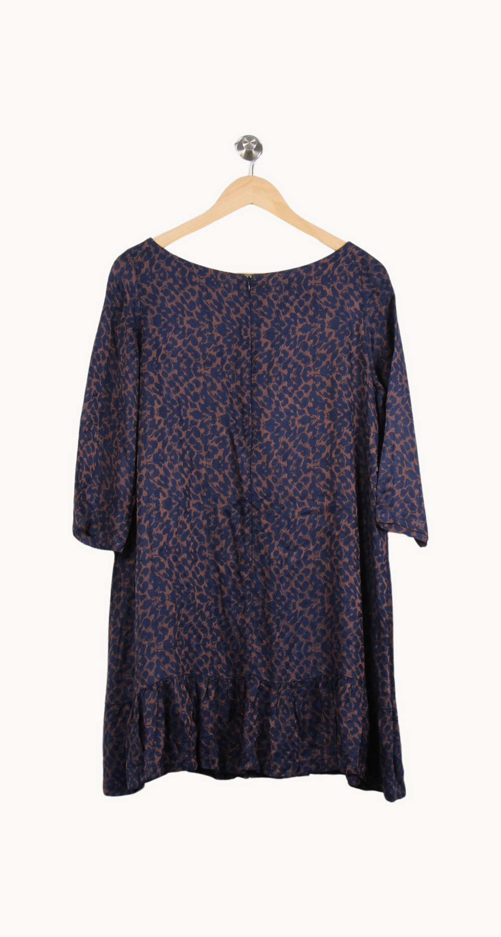 Robe Midi Bleu et Marron - Taille M/38 de la marque Sézane | PARAD53510 - Vendu par Paradigme - Image 4