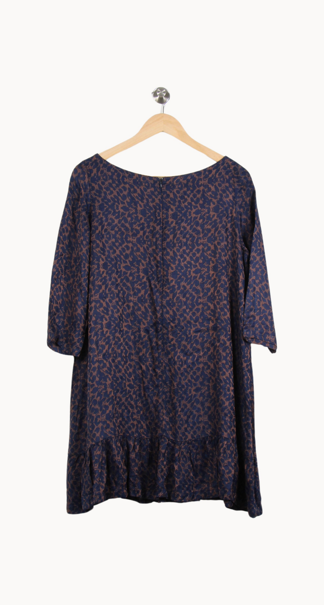 Robe Midi Bleu et Marron - Taille M/38 de la marque Sézane | PARAD53510 - Vendu par Paradigme - Image 4