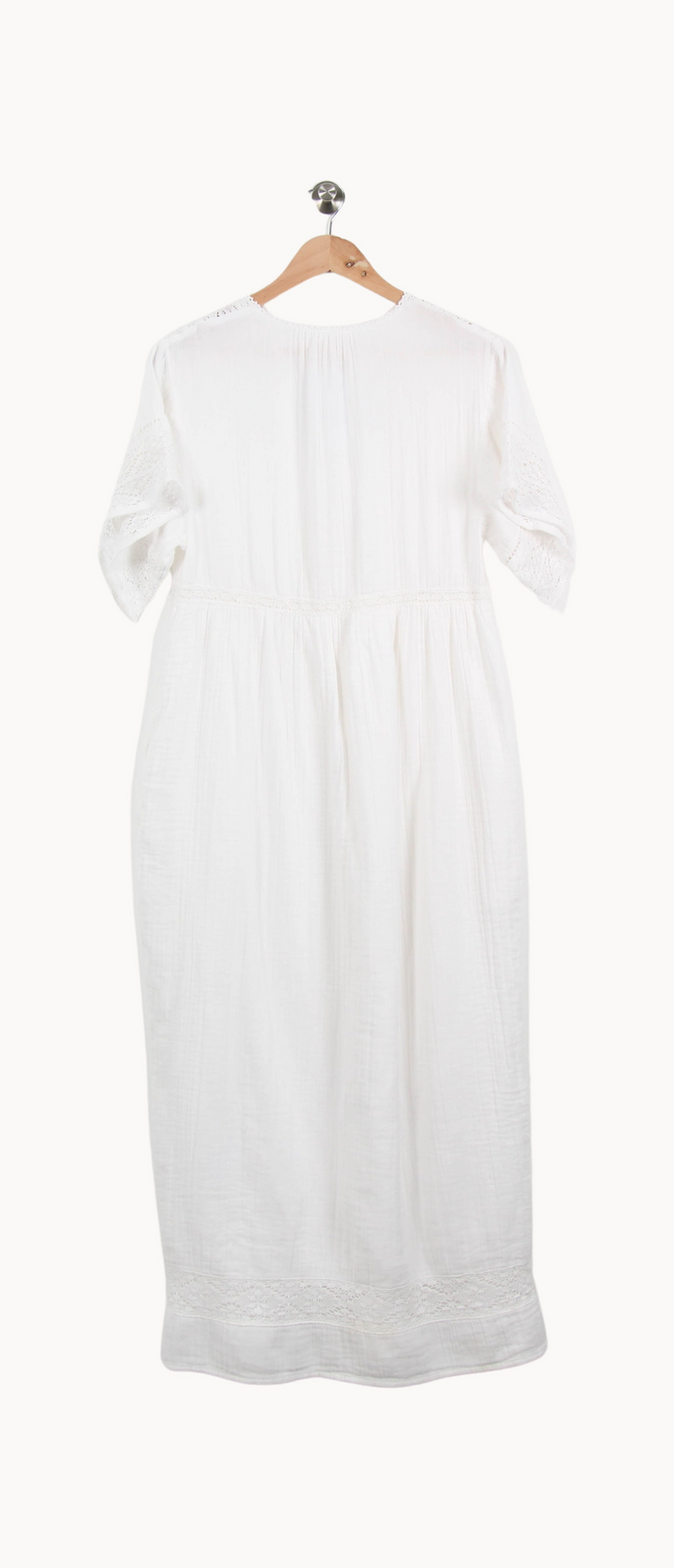 Robe Longue Blanche - Taille S/36 de la marque Louise Misha | PARAD55877 - Vendu par Paradigme - Image 4