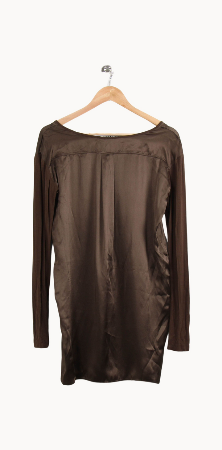 Robe Courte Marron - Taille S/36 de la marque Bérénice | PARAD61155 - Vendu par Paradigme - Image 4