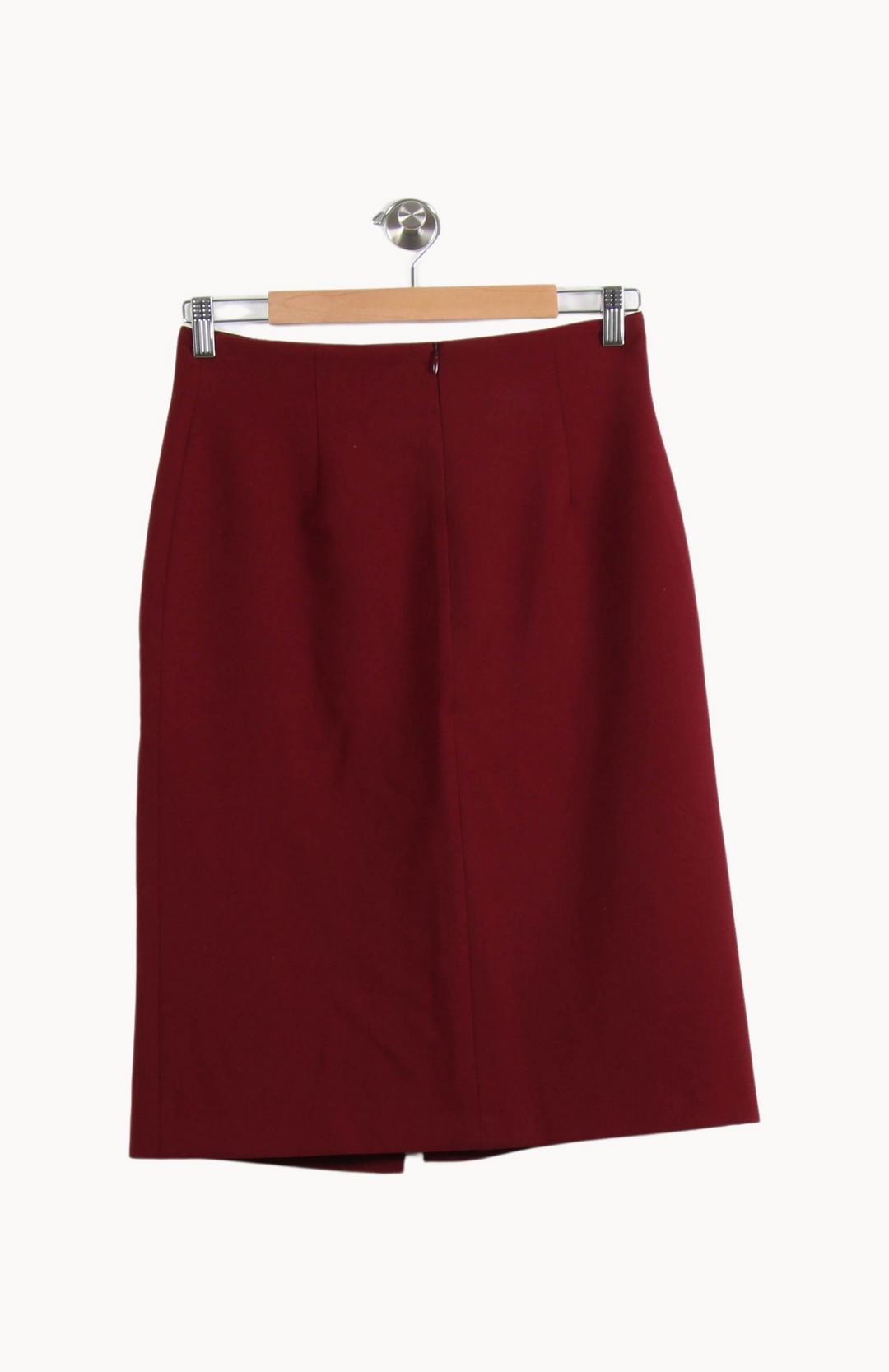 Jupe Crayon Bordeaux - Taille L/40 de la marque Tara Jarmon | PARAD44764 - Vendu par Paradigme - Image 4