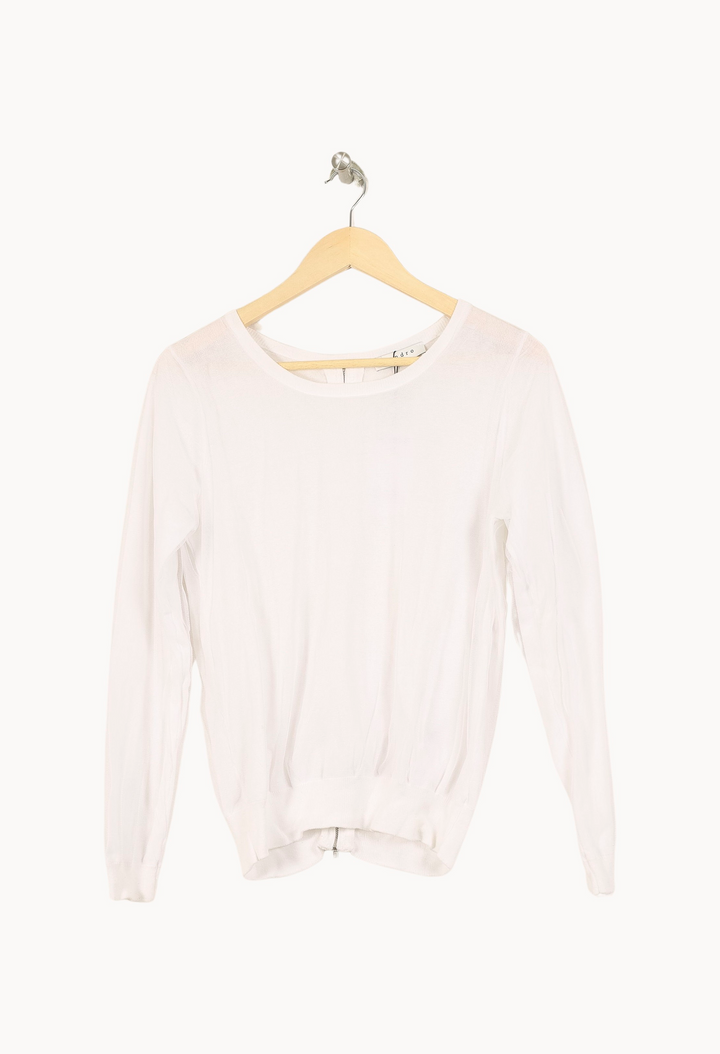Pull Blanc - Taille S/36 de la marque Sandro | PARAD49196 - Vendu par Paradigme - Image 2