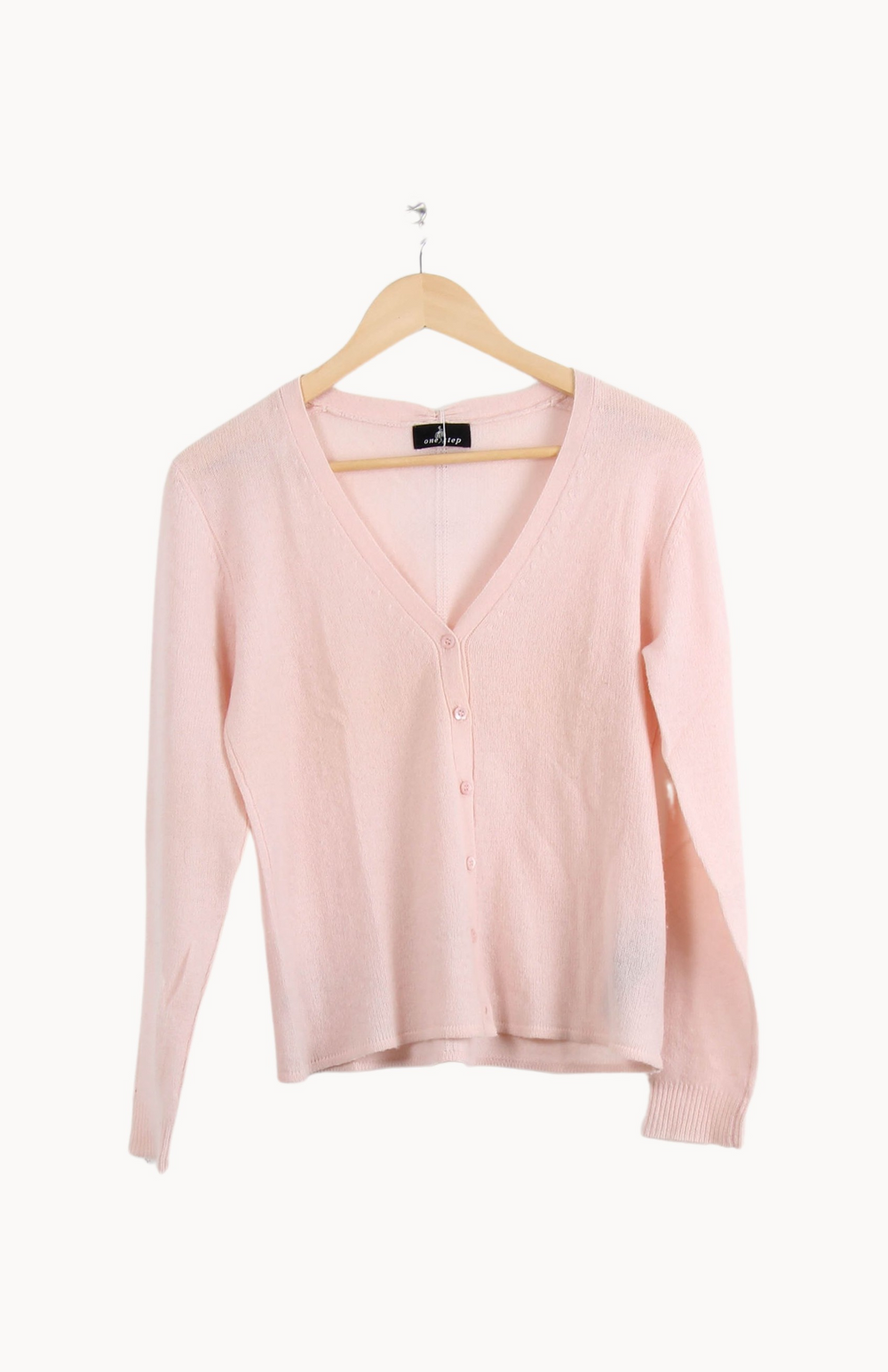 Cardigan Rose - Taille L/40 de la marque One Step | PARAD65072 - Vendu par Paradigme - Image 2