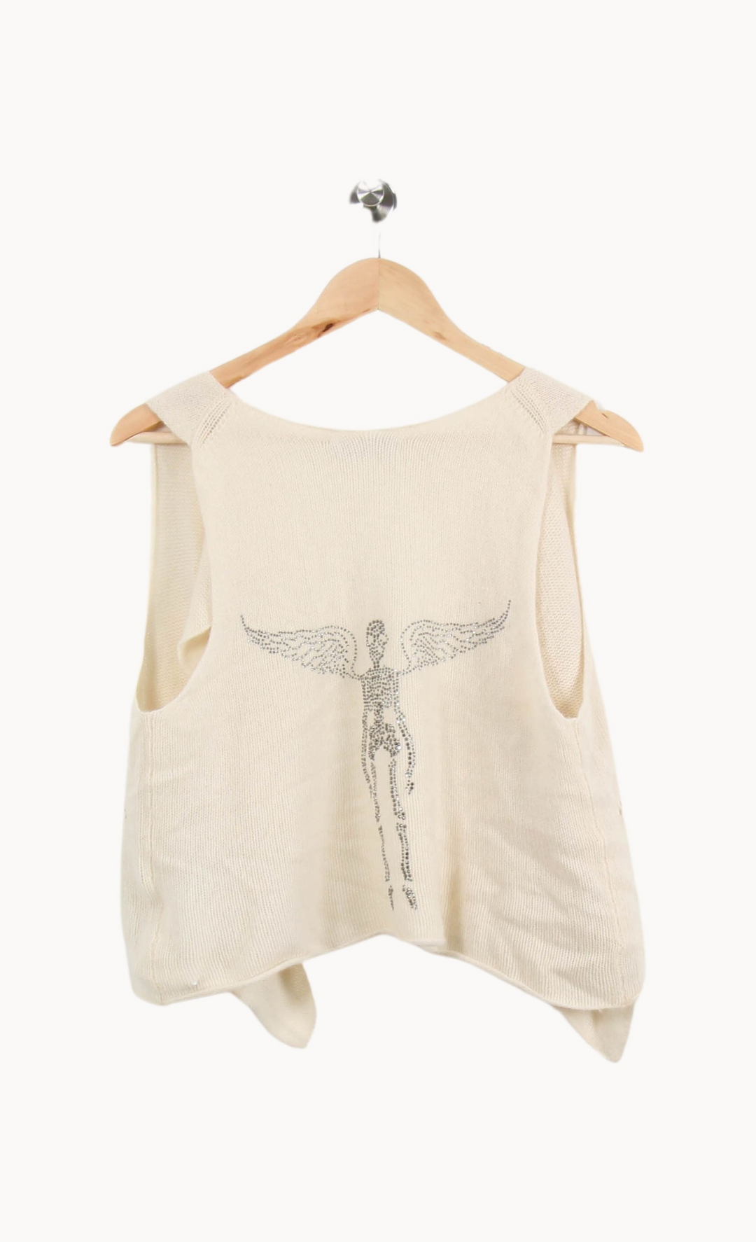 Gilet Sans Manches Blanc - Taille S/36 de la marque Zadig&Voltaire | PARAD50810 - Vendu par Paradigme - Image 4