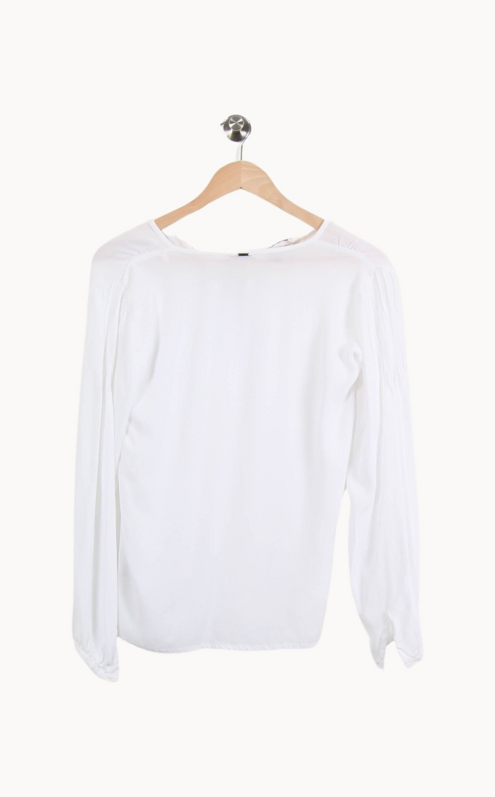 Blouse blanche - Taille S/36 de la marque IKKS | PARAD48488 - Vendu par Paradigme - Image 2