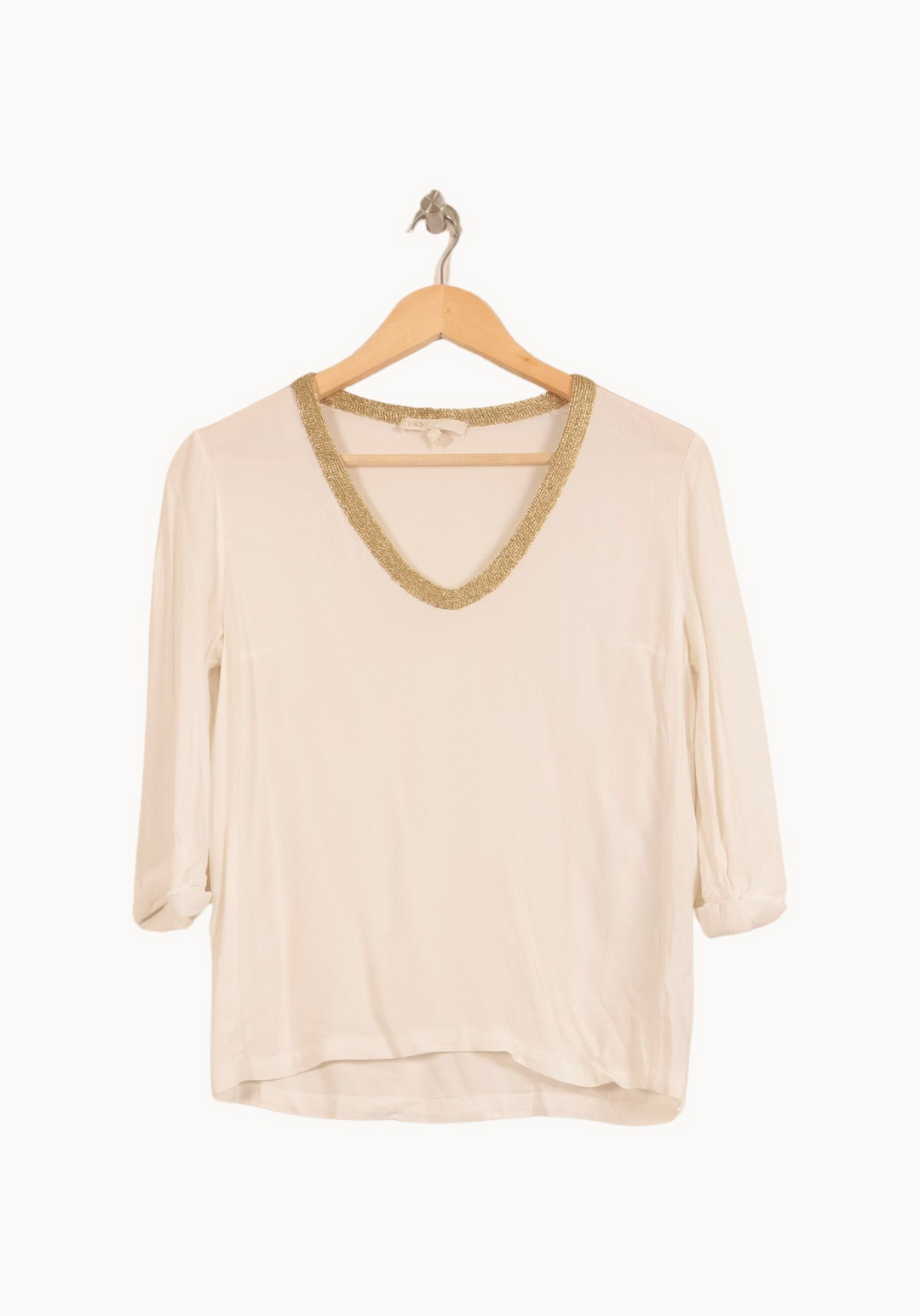 Blouse Blanche - Taille S/36 de la marque Maje | PARAD53223 - Vendu par Paradigme - Image 2