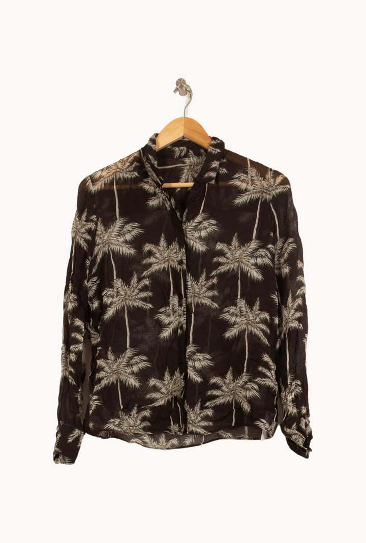 Chemise Noire et Blanche - Taille S/36 de la marque IKKS | PARAD23992 - Vendu par Paradigme - Image 2