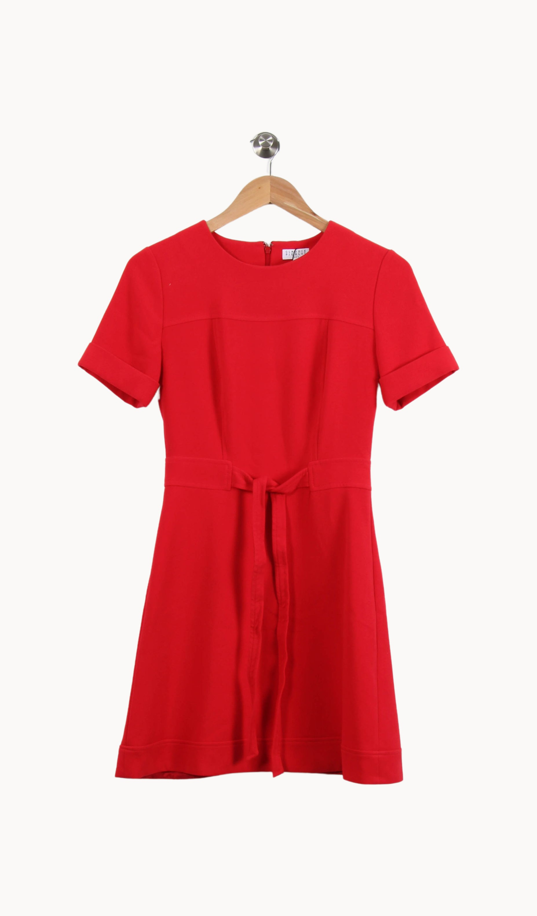 Robe Courte Rouge - Taille XS/34 de la marque Claudie Pierlot | PARAD55309 - Vendu par Paradigme - Image 2