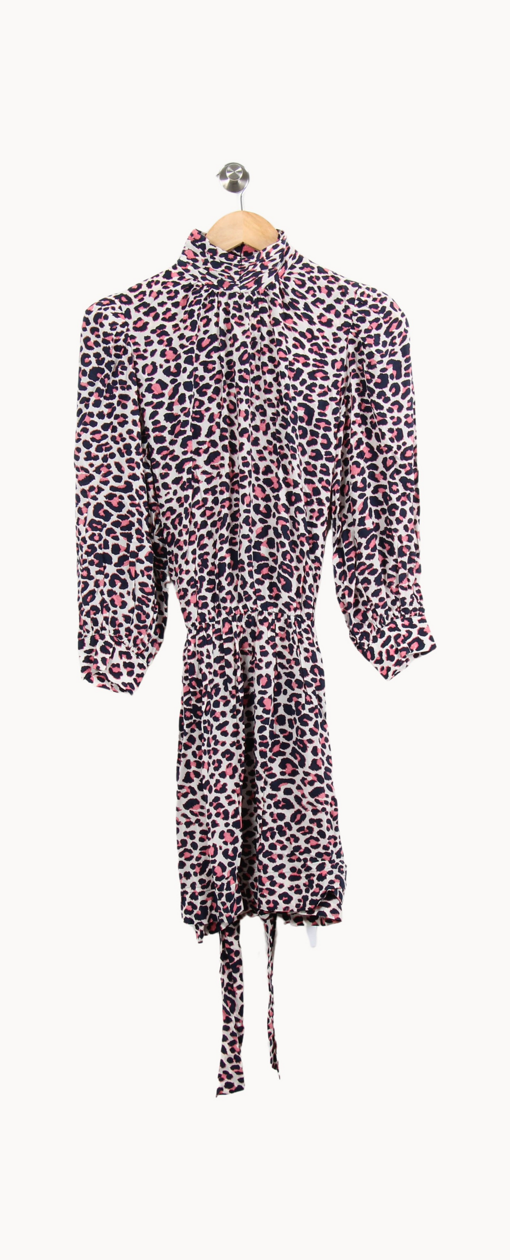 Robe Midi Rose et Noir - Taille XS/34 de la marque Zadig&Voltaire | PARAD53531 - Vendu par Paradigme - Image 4