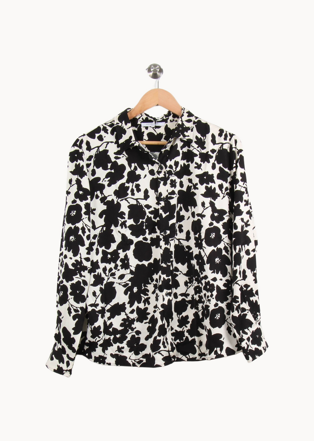 Chemise Blanche et Noire - Taille L/40 de la marque Gerard Darel | PARAD52483 - Vendu par Paradigme - Image 2