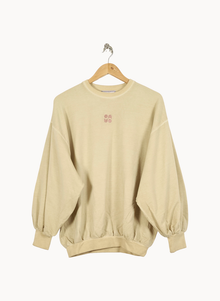 Sweatshirt Beige - Taille M/38 de la marque Imprevu | PARAD28850 - Vendu par Paradigme - Image 2