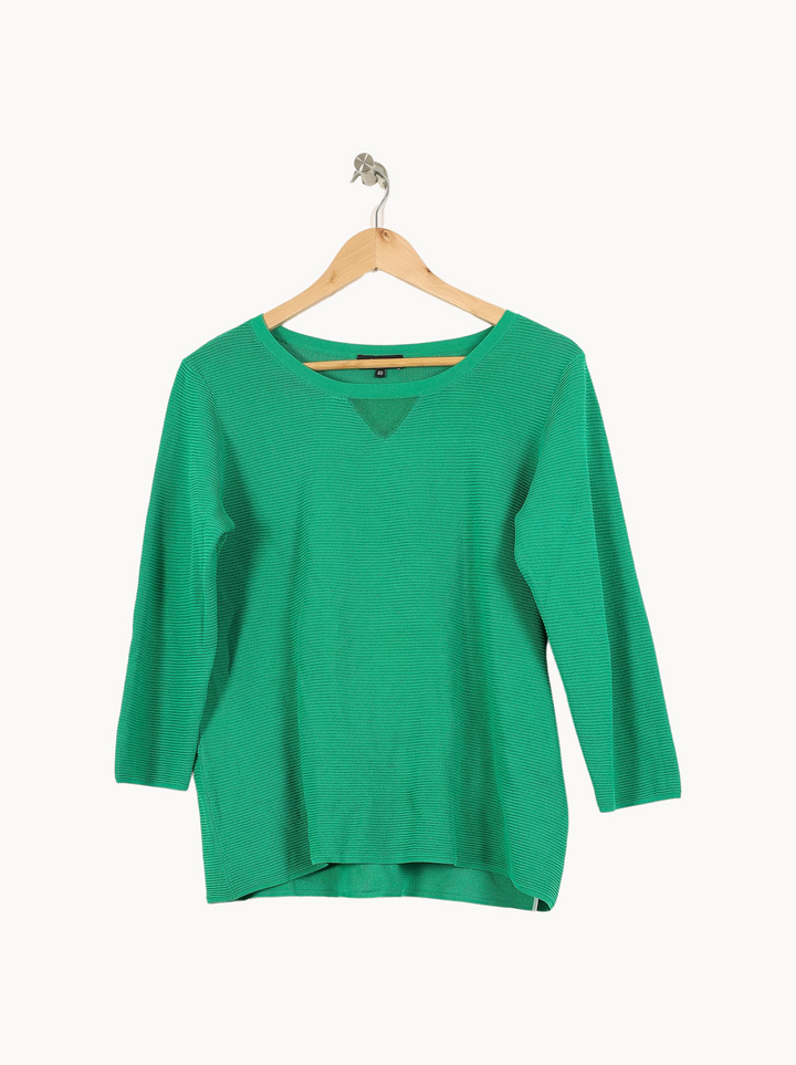 Pull Vert - Taille L/40 de la marque Caroll | PARAD54699 - Vendu par Paradigme - Image 2