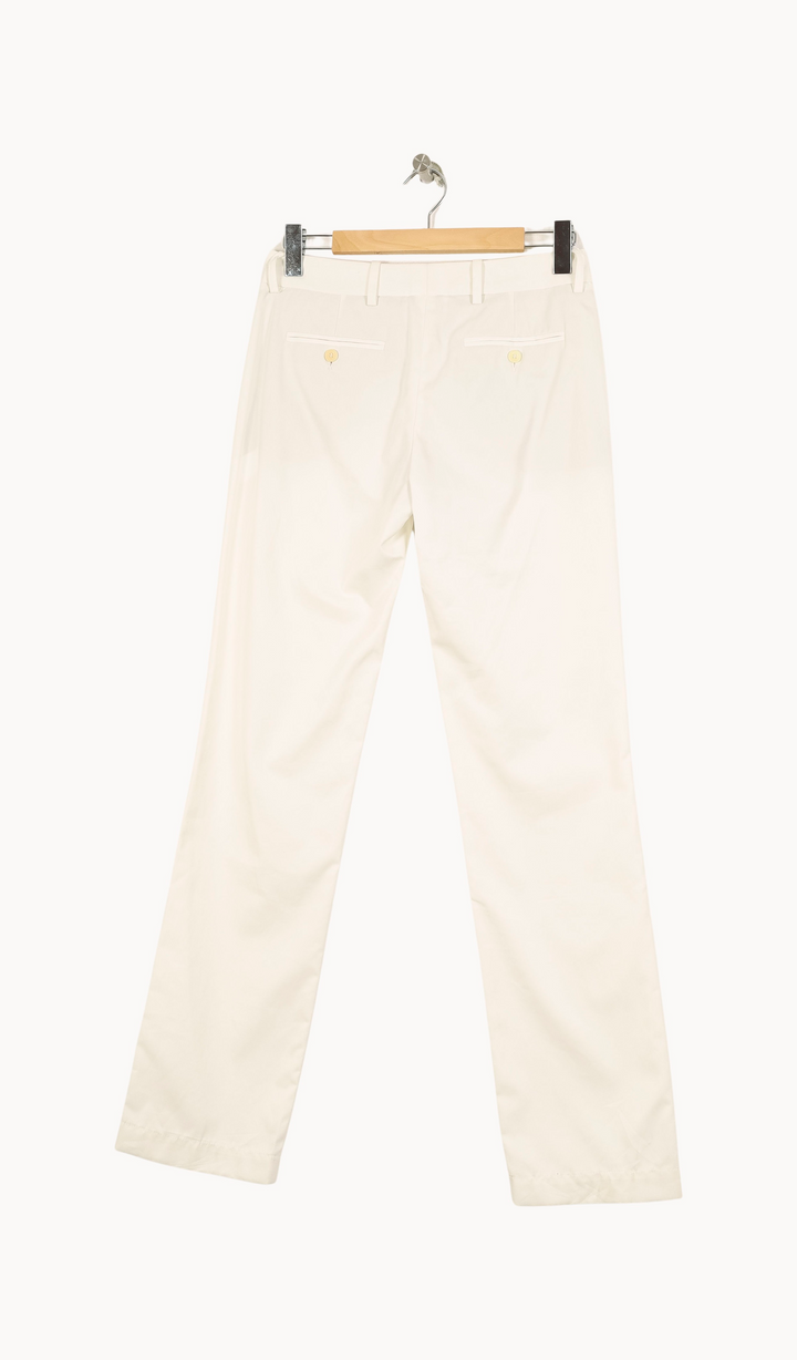Pantalon Droit Blanc - Taille M/38 de la marque Ines de la Fressange Paris | PARAD67924 - Vendu par Paradigme - Image 4