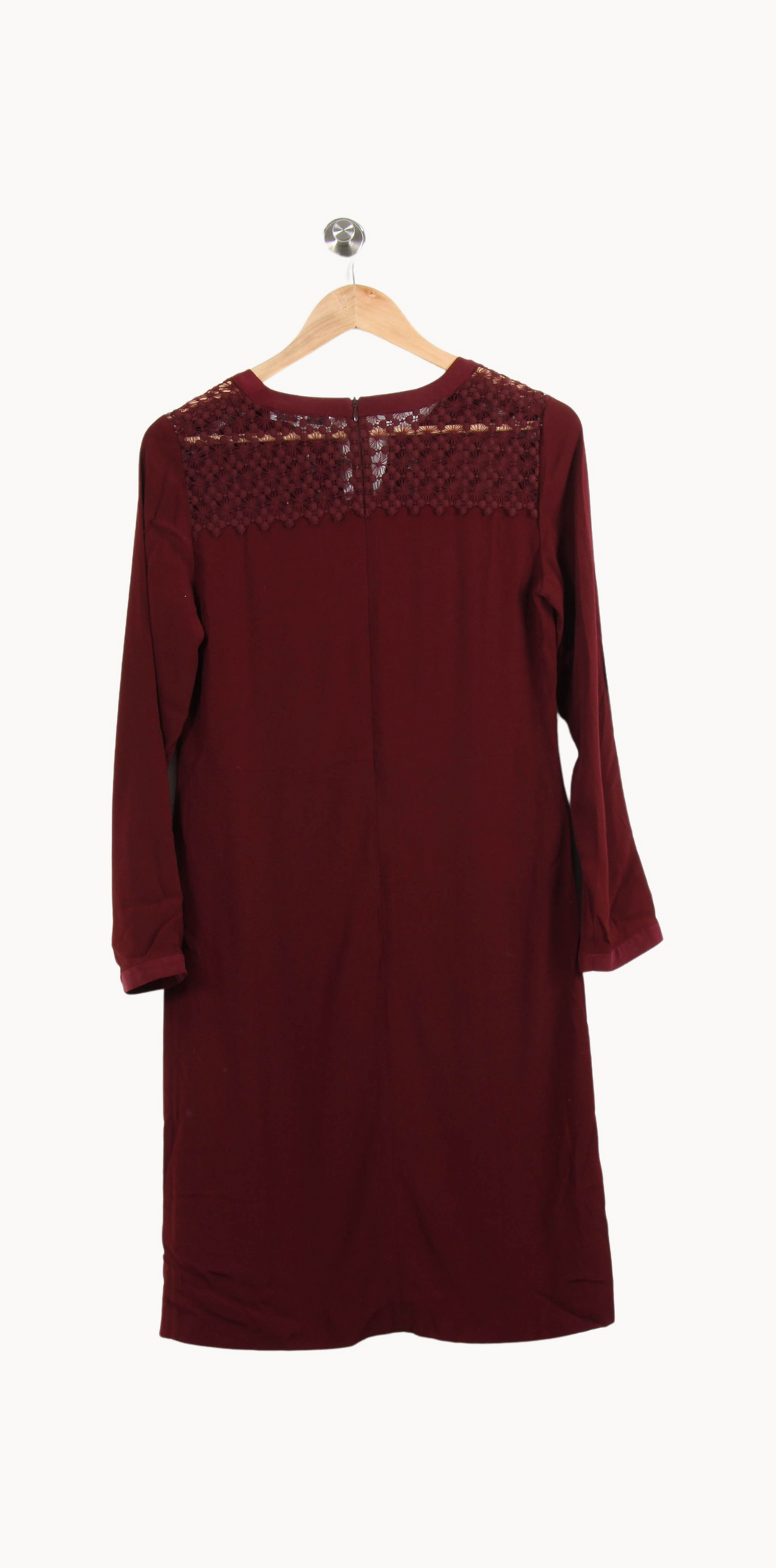 Robe Mi-Longue Bordeaux - Taille S/36 de la marque Gerard Darel | PARAD39576 - Vendu par Paradigme - Image 4