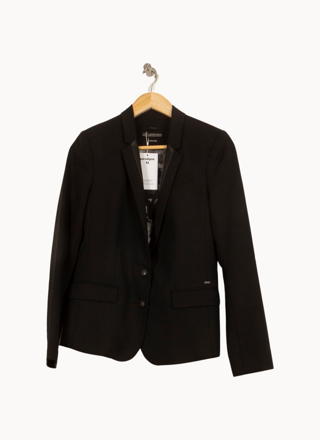 Veste Noire - Taille M/38 de la marque IKKS | PARAD66444 - Vendu par Paradigme - Image 2