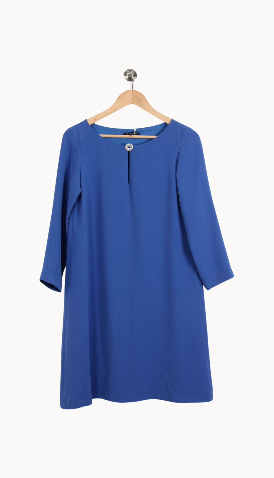 Robe Droite Bleue - Taille M/38 de la marque Tara Jarmon | PARAD62642 - Vendu par Paradigme - Image 2
