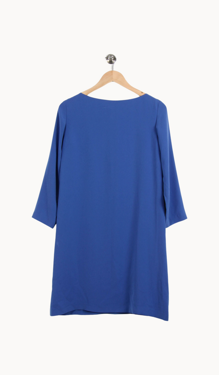 Robe Droite Bleue - Taille M/38 de la marque Tara Jarmon | PARAD62642 - Vendu par Paradigme - Image 4