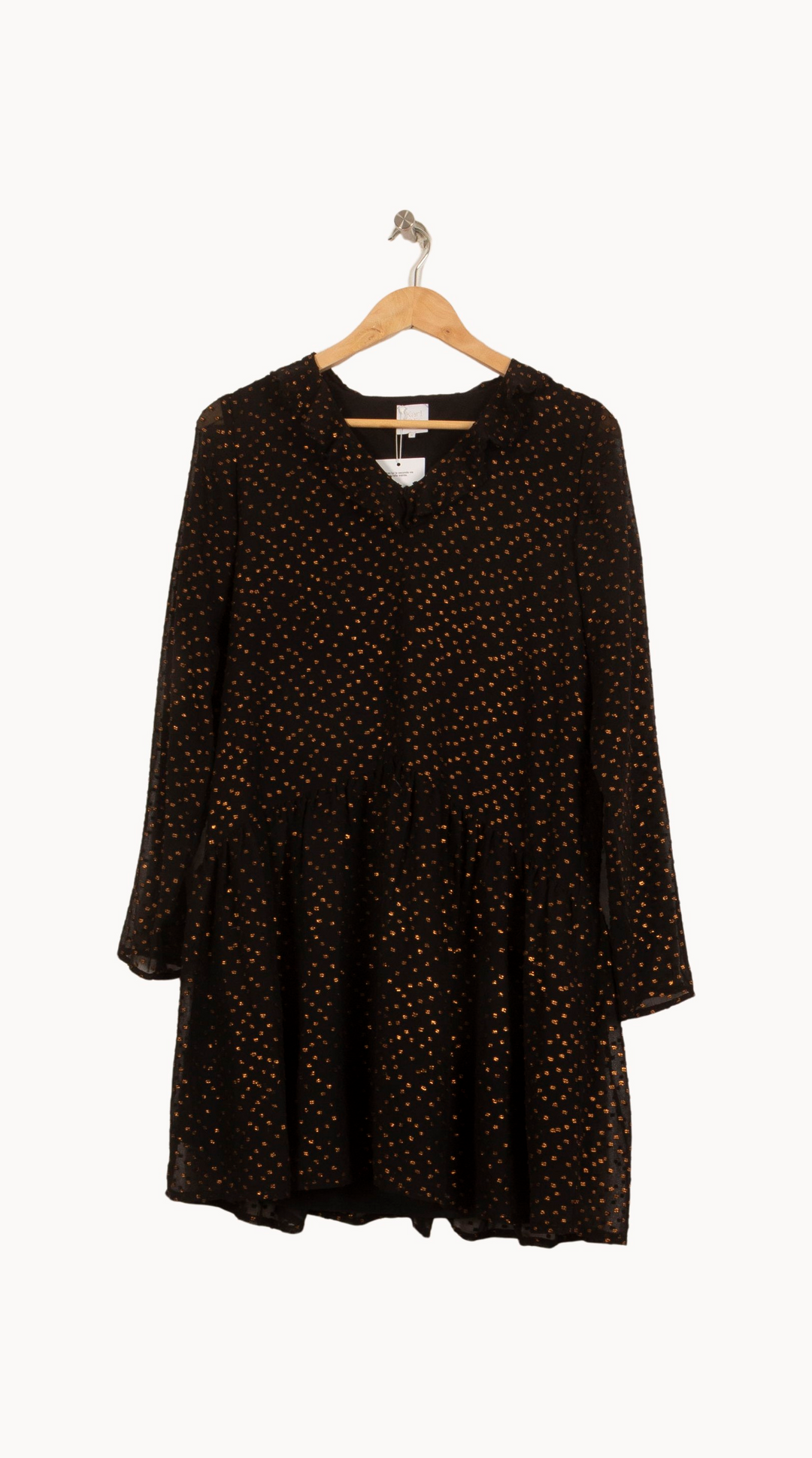 Robe Courte Noire et Dorée - Taille S/36 de la marque Karl Marc John | PARAD66470 - Vendu par Paradigme - Image 2