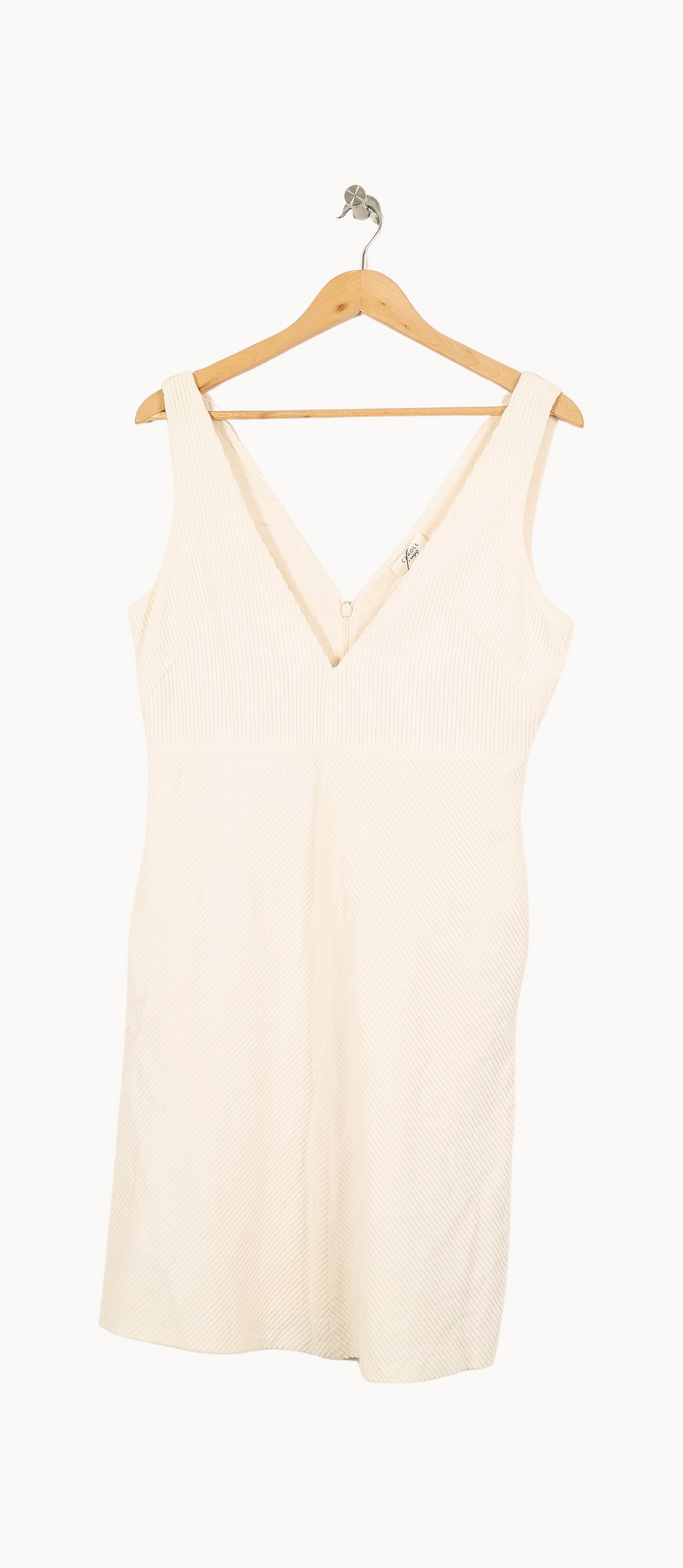Robe Midi Blanche - Taille M/38 de la marque Caroll | PARAD45082 - Vendu par Paradigme - Image 2
