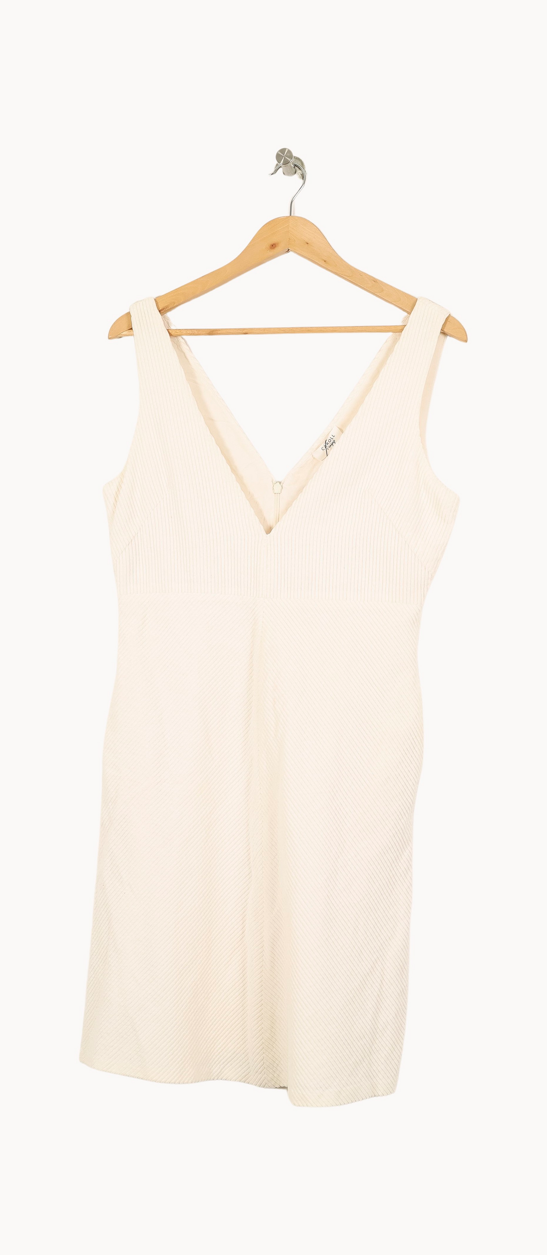 Robe Midi Blanche - Taille M/38 de la marque Caroll | PARAD45082 - Vendu par Paradigme - Image 2