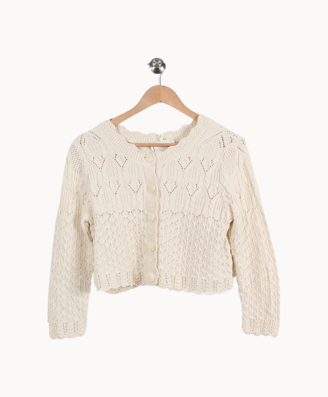 Cardigan Beige - Taille S/36 de la marque ba&sh | PARAD66900 - Vendu par Paradigme - Image 2