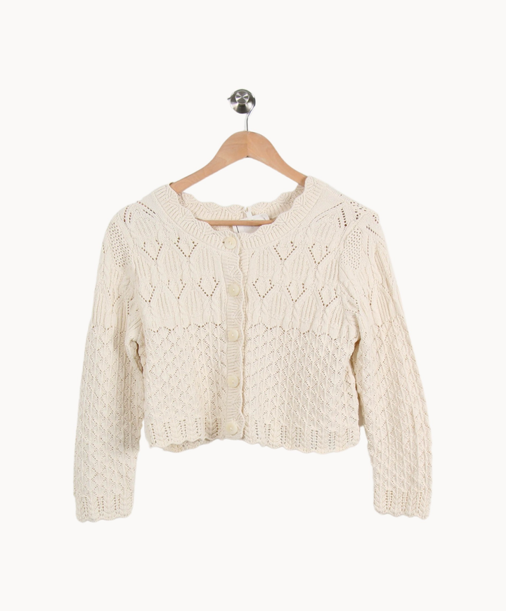 Cardigan Beige - Taille S/36 de la marque ba&sh | PARAD66900 - Vendu par Paradigme - Image 2