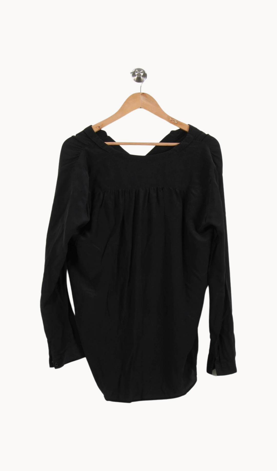 Blouse Noire - Taille S/36 de la marque Des petits hauts | PARAD66904 - Vendu par Paradigme - Image 4
