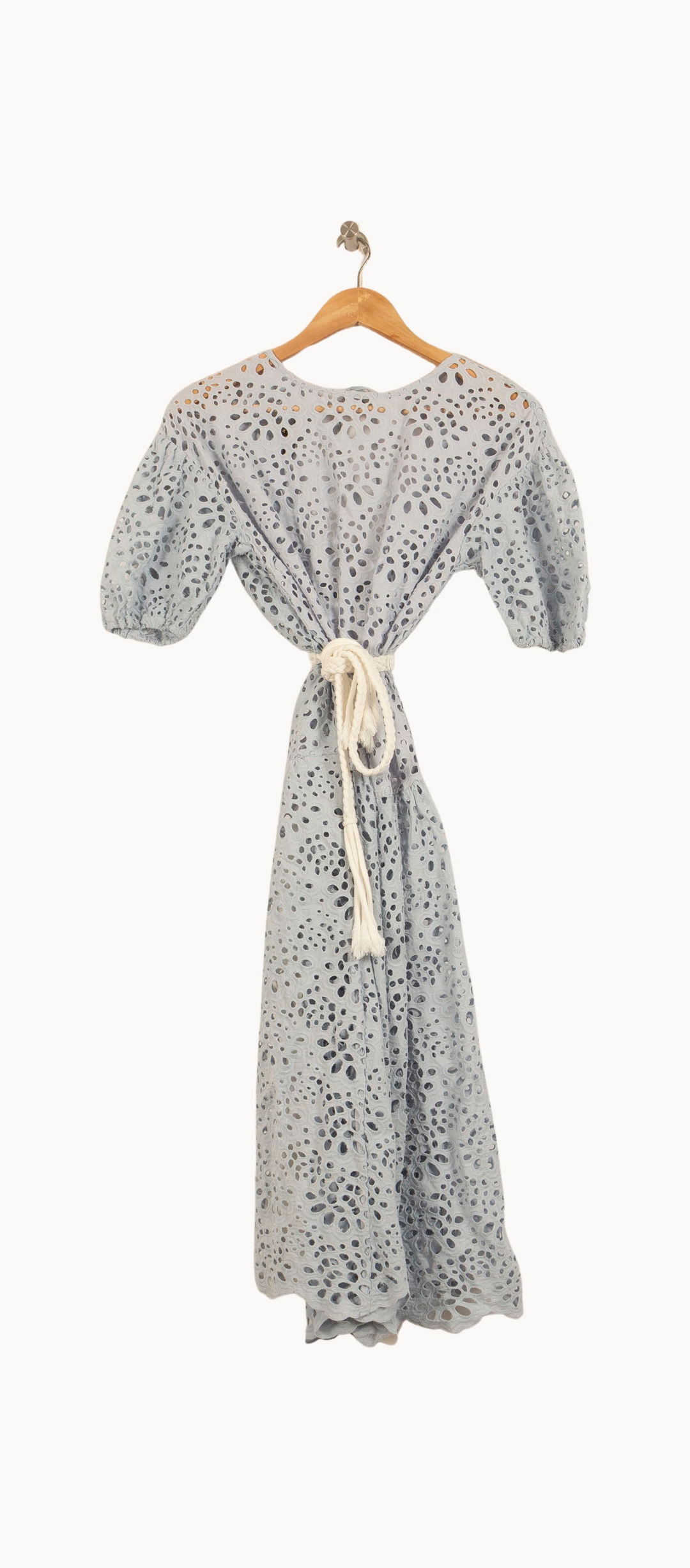 Robe Brodée Bleue - Taille S/36 de la marque Maje | PARAD44558 - Vendu par Paradigme - Image 2