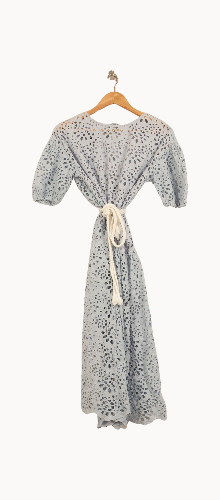 Robe Brodée Bleue - Taille S/36 de la marque Maje | PARAD44558 - Vendu par Paradigme - Image 2