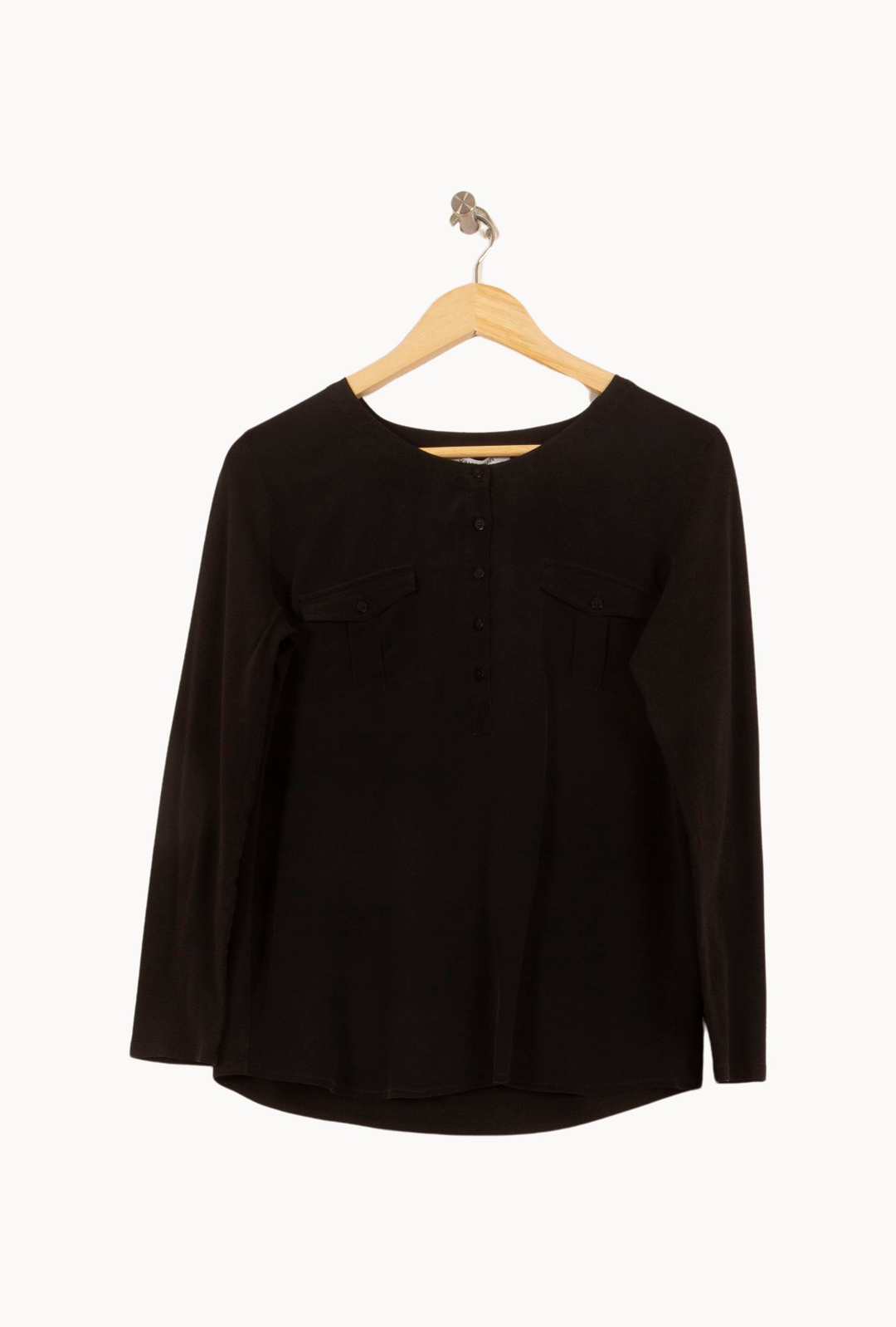 Blouse noire - Taille M/38 de la marque Gerard Darel | PLY1251 - Vendu par Paradigme - Image 2