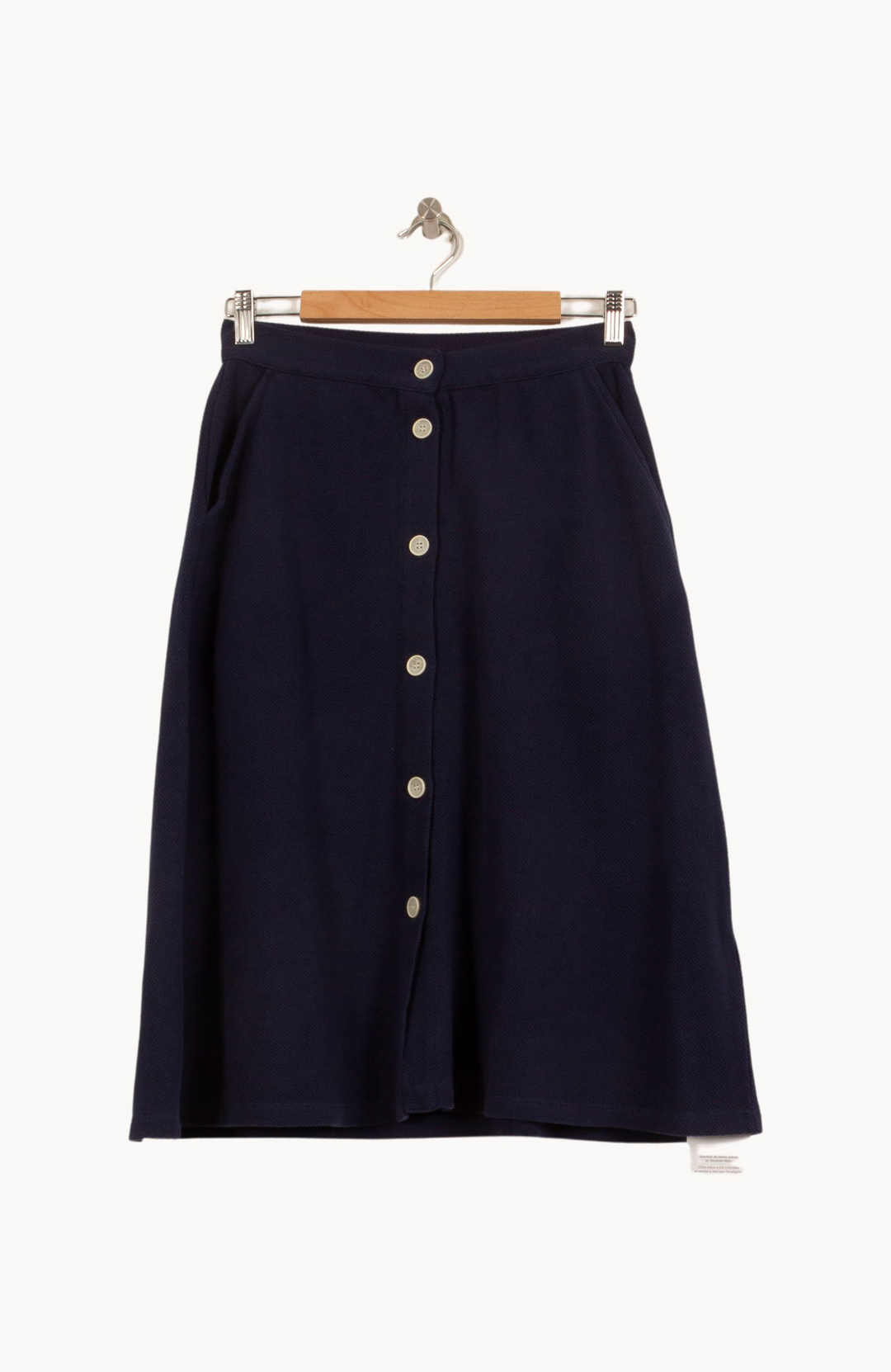 Jupe Midi Bleue - Taille S/36 de la marque Maison Kitsuné | PARAD63324 - Vendu par Paradigme - Image 2