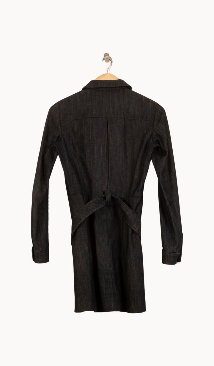Robe Chemise Bleue - Taille XS/34 de la marque Ines de la Fressange Paris | PARAD63616 - Vendu par Paradigme - Image 4