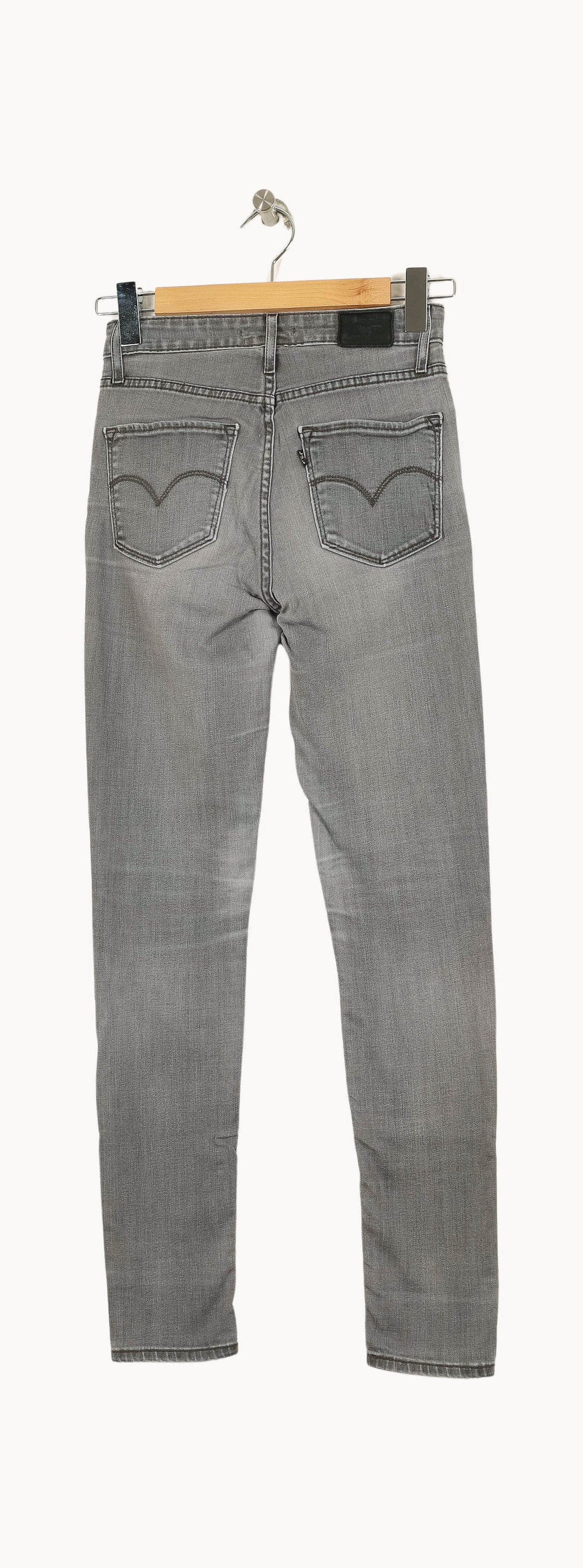 Jean Skinny Gris - Taille S/36 de la marque Levi's | PARAD53933 - Vendu par Paradigme - Image 4
