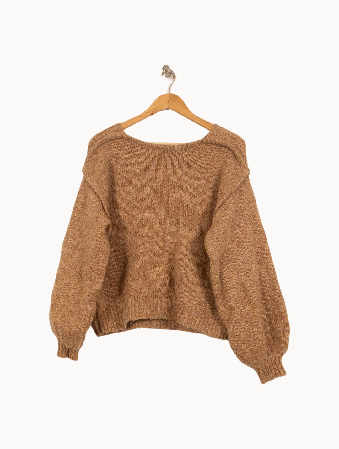 Pull Beige - Taille S/36 de la marque Mes Demoiselles Paris | PARAD51406 - Vendu par Paradigme - Image 2