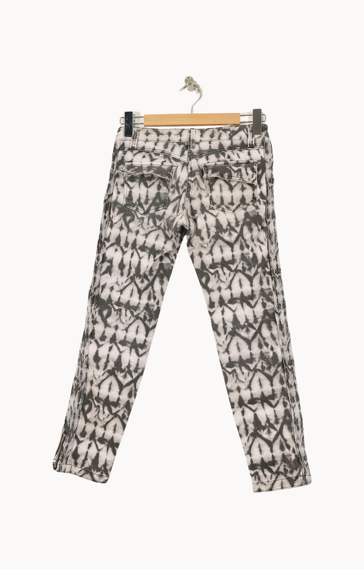 Jean Gris et Blanc - Taille XS/34 de la marque Isabel Marant | PARAD69216 - Vendu par Paradigme - Image 4