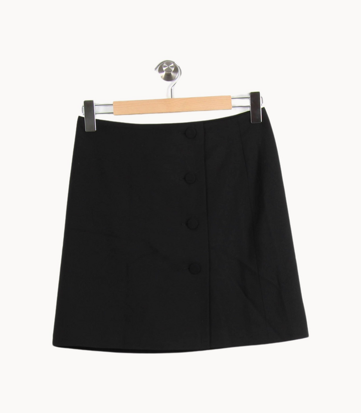 Jupe Courte Noire - Taille S/36 de la marque Tara Jarmon | PARAD39571 - Vendu par Paradigme - Image 2