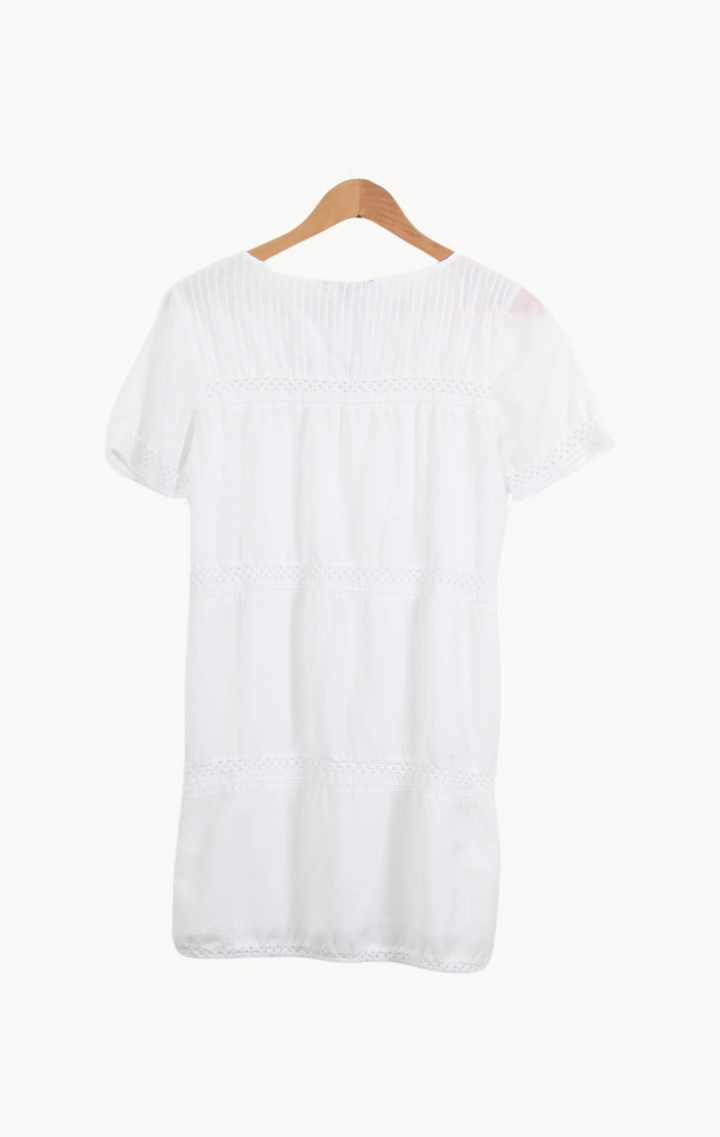 Robe Courte Blanche - Taille S/36 de la marque Bérénice | PARAD63154 - Vendu par Paradigme - Image 4