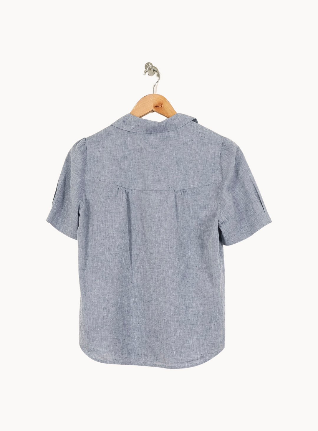 Chemisier Bleu - Taille S/36 de la marque Ines de la Fressange Paris | PARAD67912 - Vendu par Paradigme - Image 4