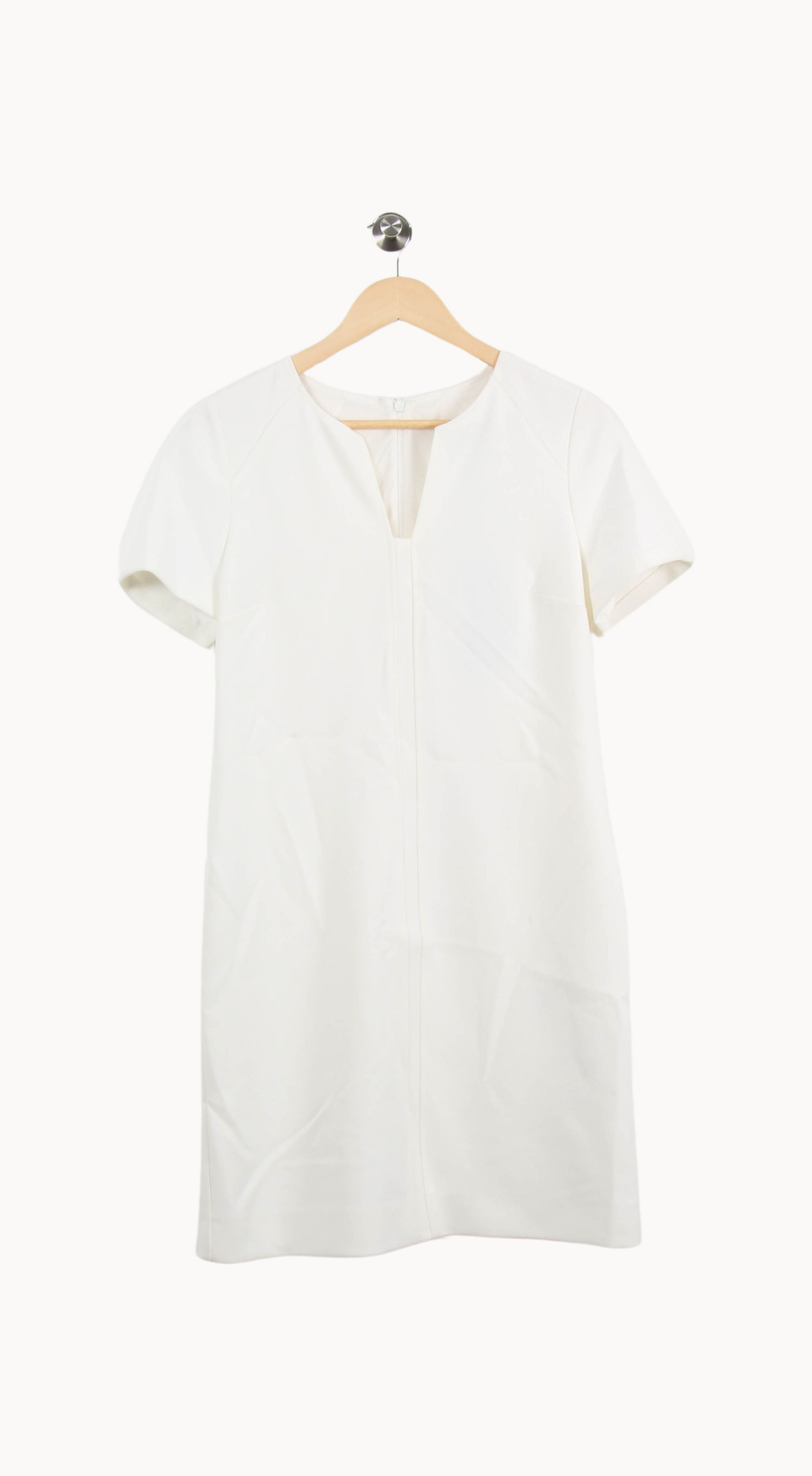 Robe Courte Blanche - Taille L/40 de la marque Caroll | PARAD50565 - Vendu par Paradigme - Image 2