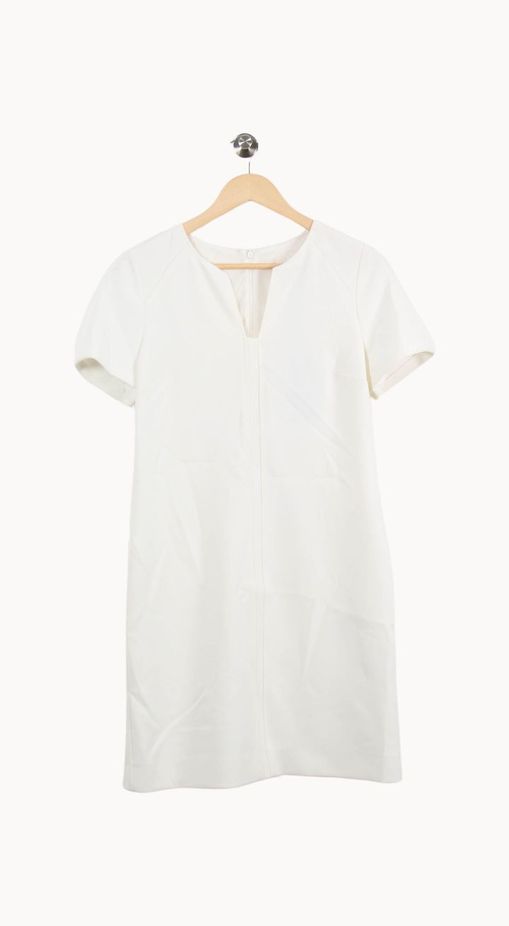 Robe Courte Blanche - Taille L/40 de la marque Caroll | PARAD50565 - Vendu par Paradigme - Image 2
