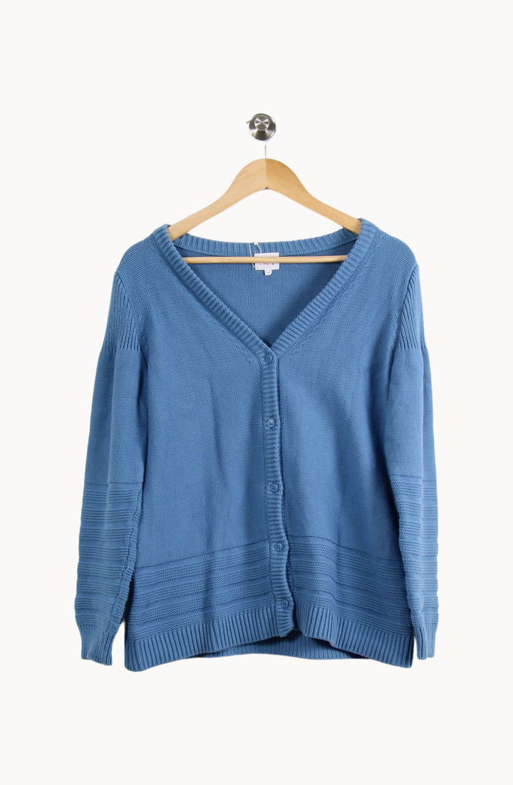 Cardigan Bleu - Taille M/38 de la marque Soi Paris | PARAD65044 - Vendu par Paradigme - Image 2