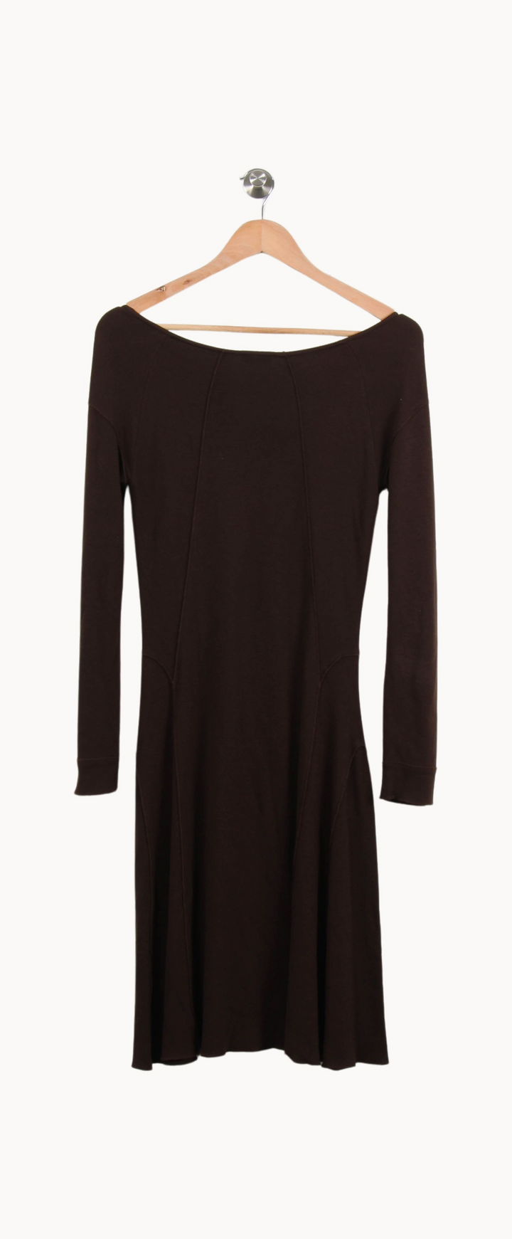 Robe Longue Marron - Taille M/38 de la marque ZAPA | PLY0846 - Vendu par Paradigme - Image 4
