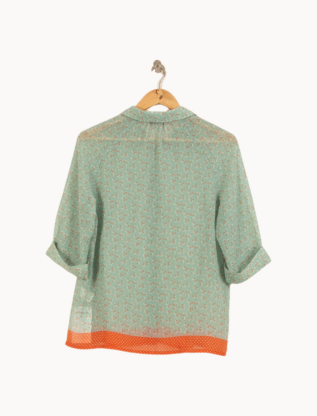 Chemise Verte et Orange - Taille XL/42 de la marque Paul & Joe Sister | PARAD53576 - Vendu par Paradigme - Image 4