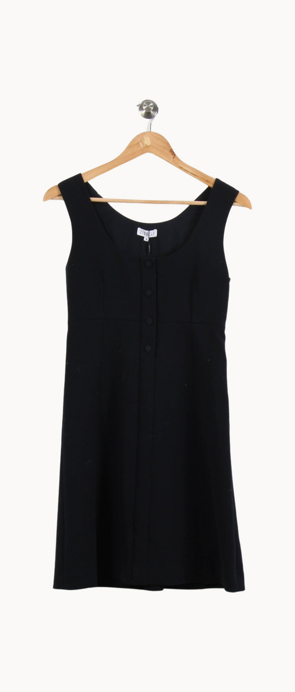Robe Courte Noire - Taille S/36 de la marque Claudie Pierlot | PARAD52156 - Vendu par Paradigme - Image 2