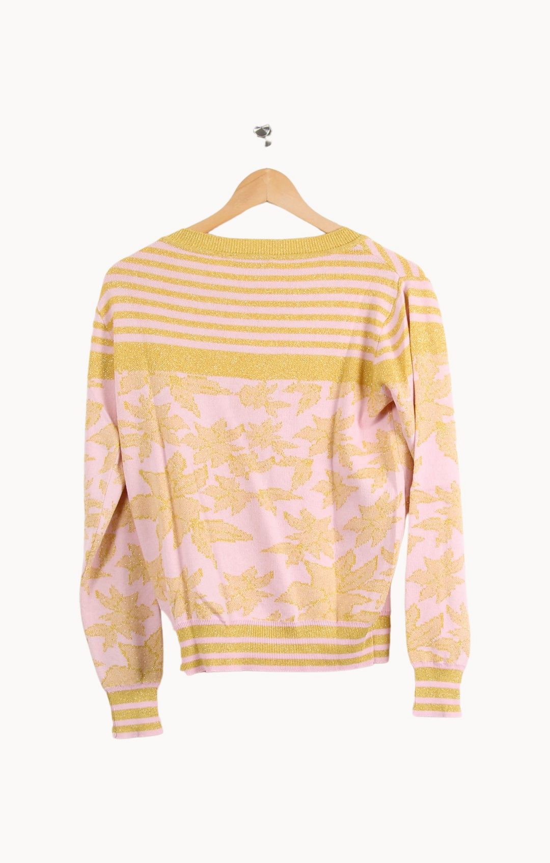 Pull Jaune et Rose - Taille S/36 de la marque Imprevu | PARAD66954 - Vendu par Paradigme - Image 4