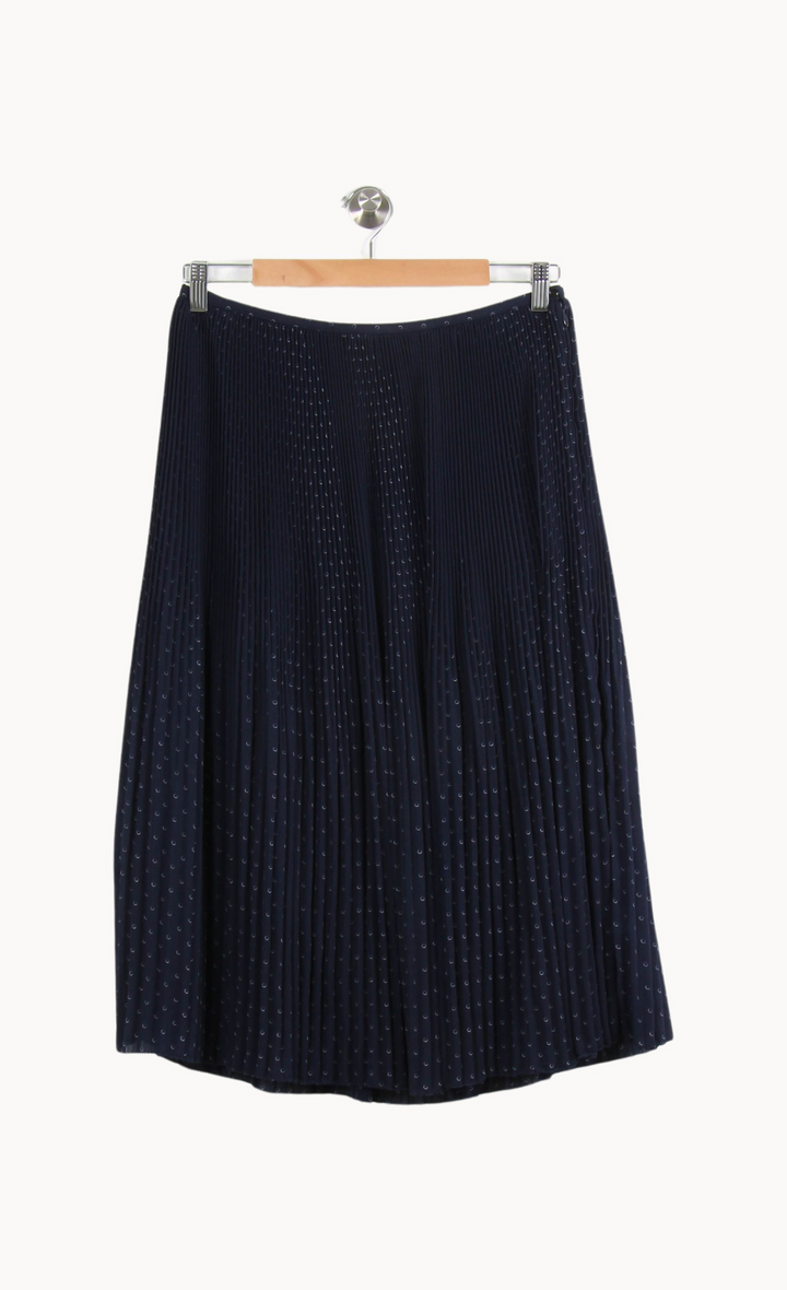 Jupe Plissée Bleue - Taille L/40 de la marque Comptoir des Cotonniers | PARAD36159 - Vendu par Paradigme - Image 4